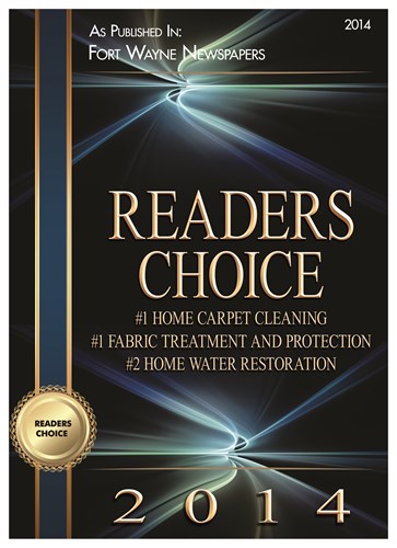 Award Best Upholstery & Carpet Cleaning Service in Fort Wayne Indiana 2014